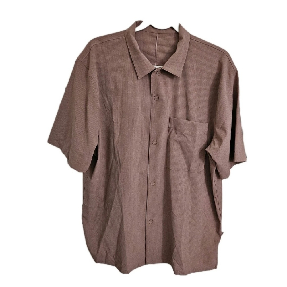 Lululemon Shirt Mens XL Twilight Rose Airing Easy Camp Button-Up Lightweight